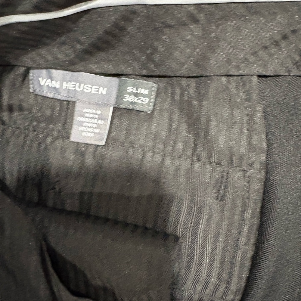 Van Heusen Charcoal Slim Fit Trousers